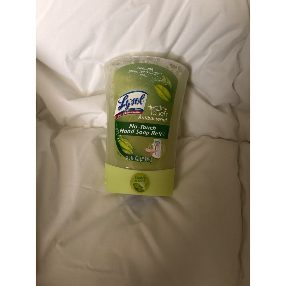 Lysol No Touch Hand Soap Refill Green Tea & Ginger‎ 8.5 fl oz NEW DISCONTINUED